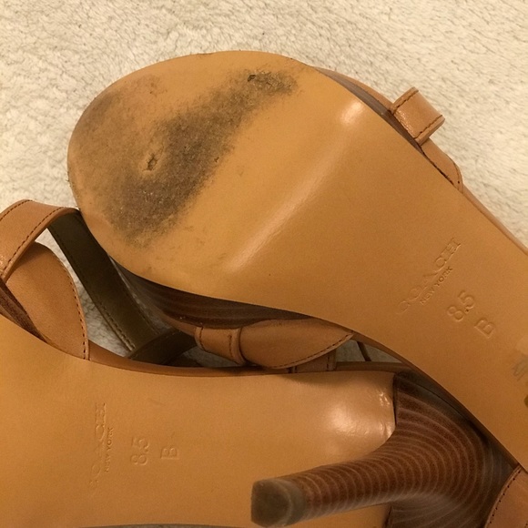 Coach Wendelle Classic Leather Heel Sz 8.5 - Picture 10 of 13